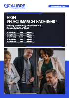 High Performance Leadership Brochure