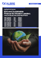 ESG and Sustainable Finance for Modern Leaders Brochure