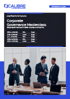 Corporate Governance Masterclass Brochure