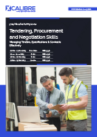 Tendering, Procurement and Negotiation Skills